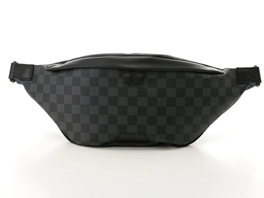 LOUIS VUITTON Bag Waist Discovery Bum Damier Graphite Black